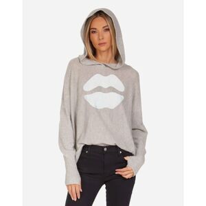 Lauren Moshi Namiko X White Mouth Cashmere Sweater Sz XS